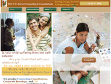 Tablet Screenshot of hopescornercounseling.com